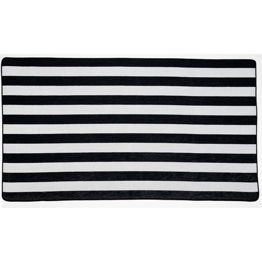 Prado Egyptian Cotton Beach Towels 990 by Designer Abyss & Habidecor in Black